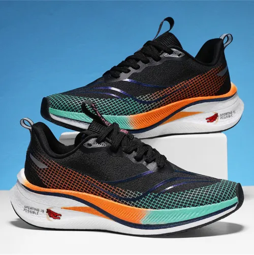 Cushioned Mesh Running Shoes