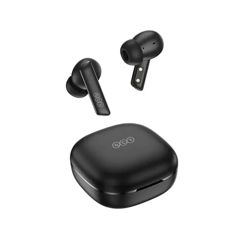 ANC true wireless earbuds with square charging case