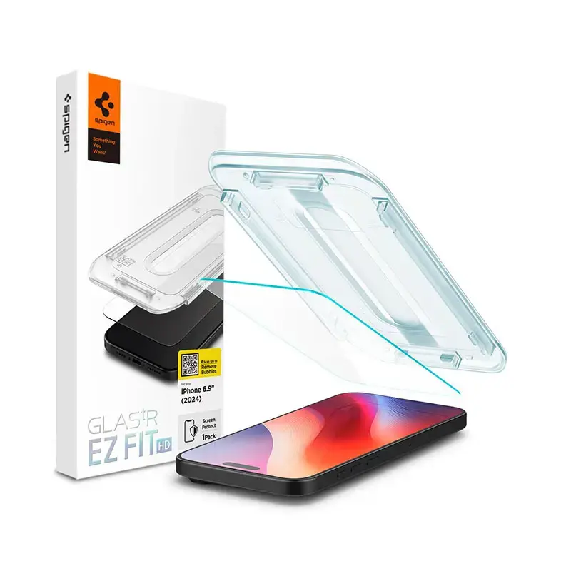 HD tempered glass 2-pack with auto-align applicator