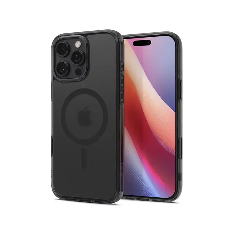 Crystal magnetic hybrid case with coloured ring