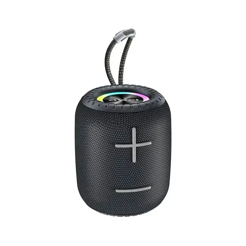 RGB waterproof portable Bluetooth speaker with lanyard